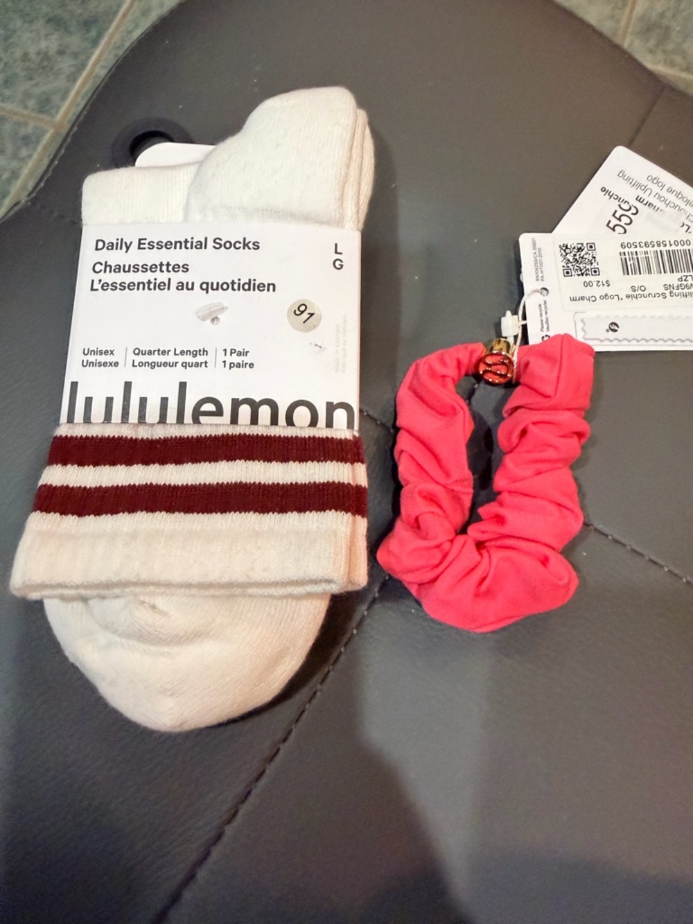 lululemon athletica Daily Essential Socks & Scrunchie